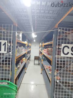 Racks for hypermarket and warehouse.