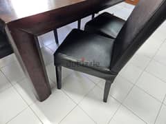 Dining table with 8 chairs (set)