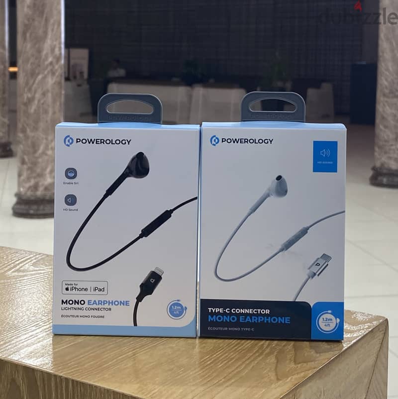 Powerology Earphone Type C and Lightning Connector 0