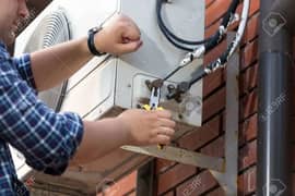 Ac water leaking gas charging repairing service and fixing