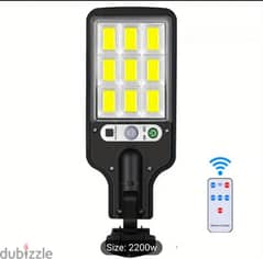 outdoor solar sensor light 2200w waterproof