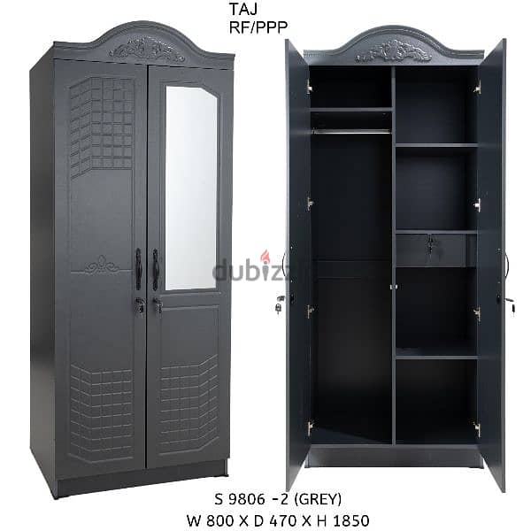 2 Door cupboard with shelves 10