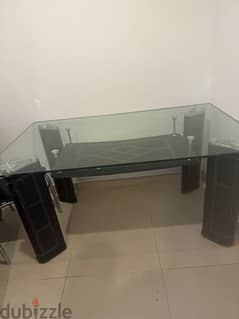 Dining table with 4 chair with a FREE 3 seater sofa