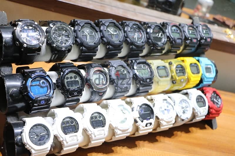 G shock watches used ساعات جي شوك مستخدمة 2