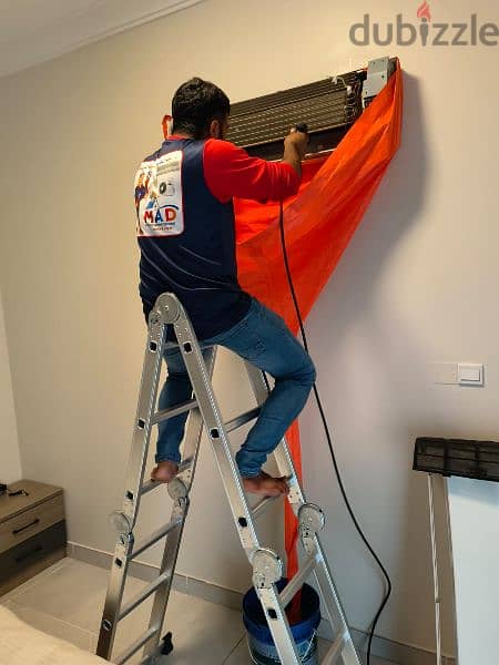 AC installation service repair تنظيف و صيانة مركزى عادى مكيفات 0