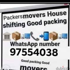 professional movers and packers house shifting villa shifting