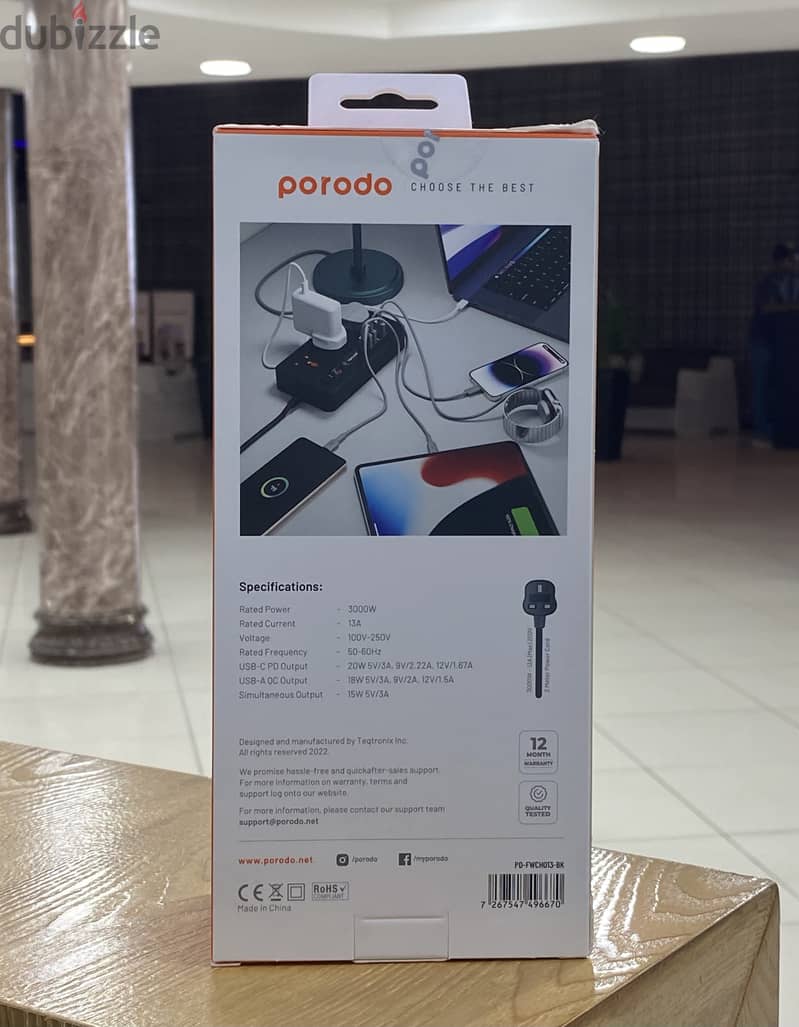 Porodo Multi-Port Power HUB 3 USB-A/USB-C Ultimate Kit 1