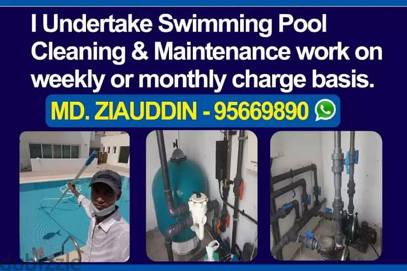 swimming pool clean service 1