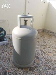 Gas Cylender with Gas inside available for immediate sale.