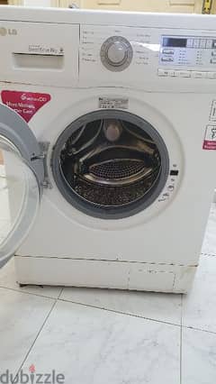 Free LG  washing machine 8 Kg