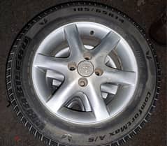 Toyota Corolla R14 Alloy Wheels with Tyre