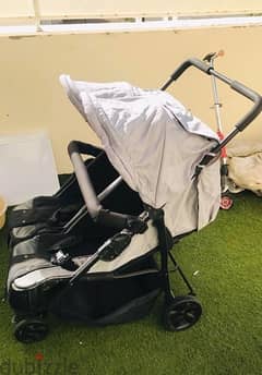 twin stroller good as new 0