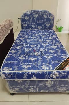 Single cot and mattress