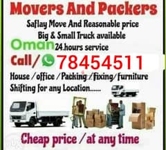 house shifting all oman and packers good carpenter for all oman