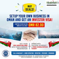 Start Your Business in Oman this Year with Exclusive Seasonal OFFERS!