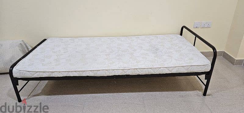 Single bed with mattress 1