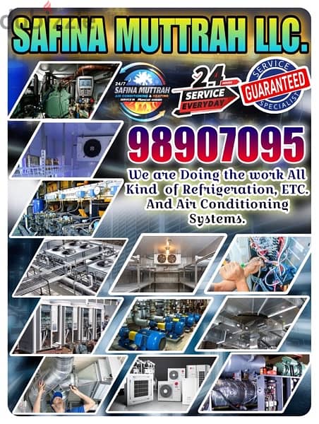 A/C services,Walk in freezer,Chiller unit, & Air conditioning systems, 0