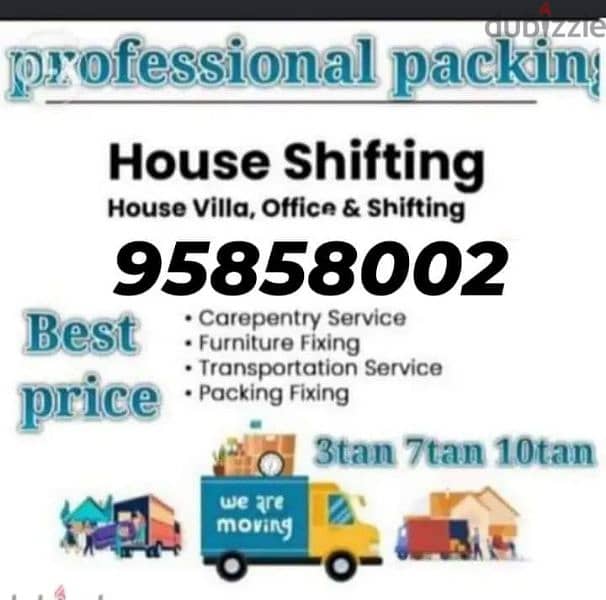 mover and packer traspot service all oman and 0