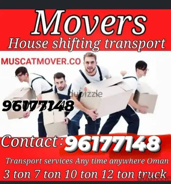 mover and packer traspot service all oman and 0