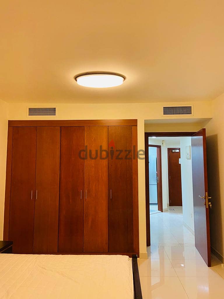1 BHK furnished apartment for rent in Muscat Grand Mall dsg\e 8