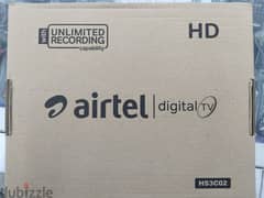 Full hd Airtel box with subscription