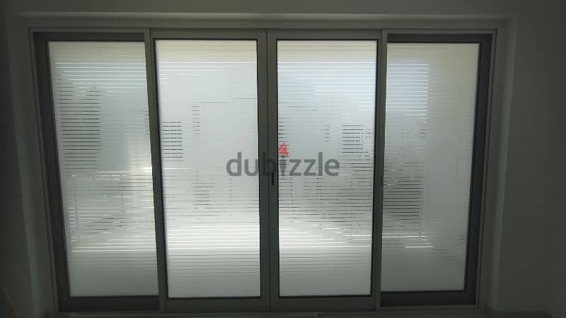 Sticker for window, cabinet office Glass, Frosted Privacy stickers 0
