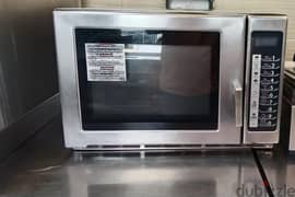 Panini Grill Machine and Menu Master Microwave 0