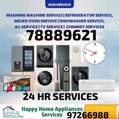 AC washing7 machine7 refrigerator microwave oven dishwasher