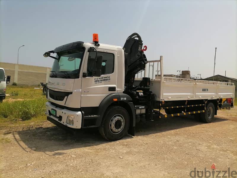haib crane with 12 ton truck 0