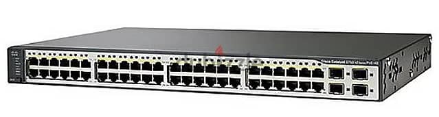 Cisco 3750G Series 48 Port PoE Switch, WS-C3750G-48PS-S, Refurbished,