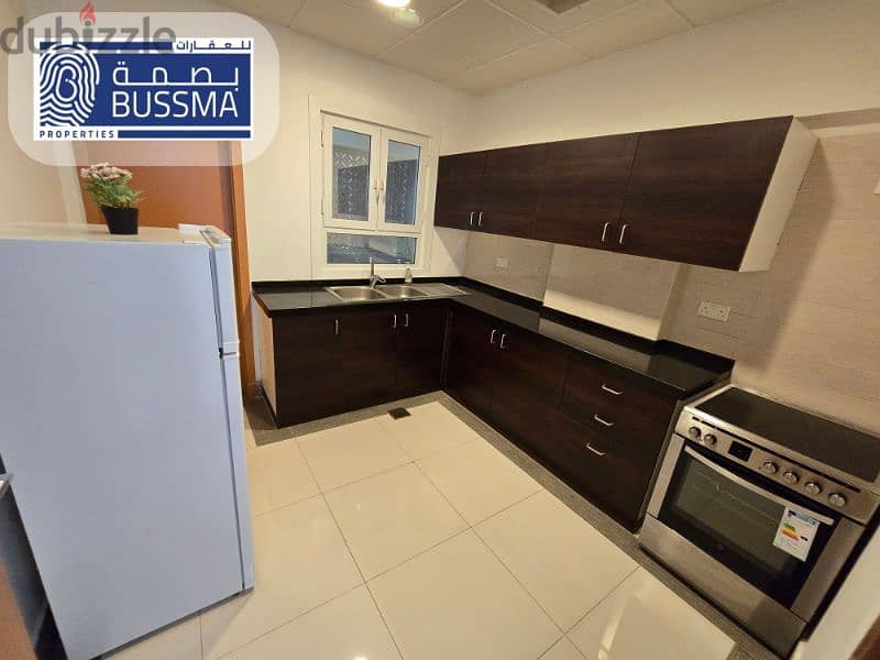 Partly furnished - high quality 2 bedrooms for RENT in Azaiba 8