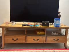 Wooden TV table
