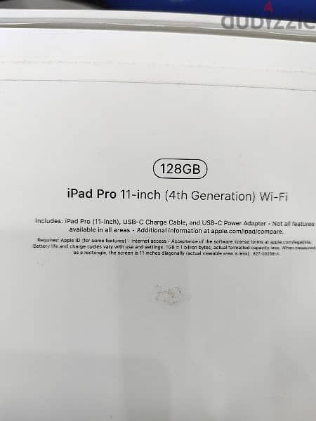 iPad Pro 11-inch (4th generation) wifi
128GB 6