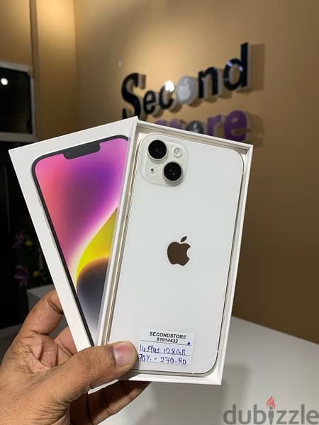 iPhone 14 plus 128GB with Box -very clean condition 2