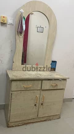 bed cupboard and dressing table