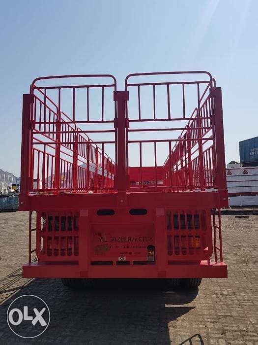 flat bed trailers with omani grill 5 feet and 12R24.00 tyres 2