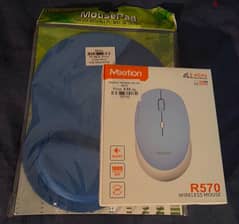 brand new wireless mouse & pad; take both for 5r 0