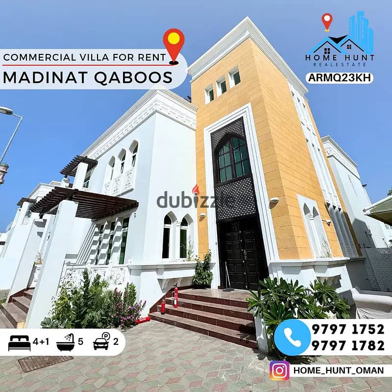 MADINAT QABOOS | LUXURIOUS COMMERCIAL 4+1 BR VILLA IN A PRIME LOCATION 0