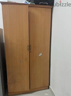 bed and cupboard for sale 0