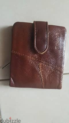 Real leather wallet