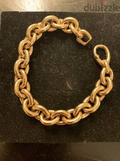 14K Solid Gold Chain Bracelet