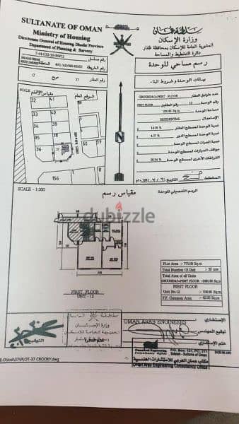 شقة للبيع محافظة ظفار قلب مدينه صلاله منطقة الدهاريز عالبحر 1