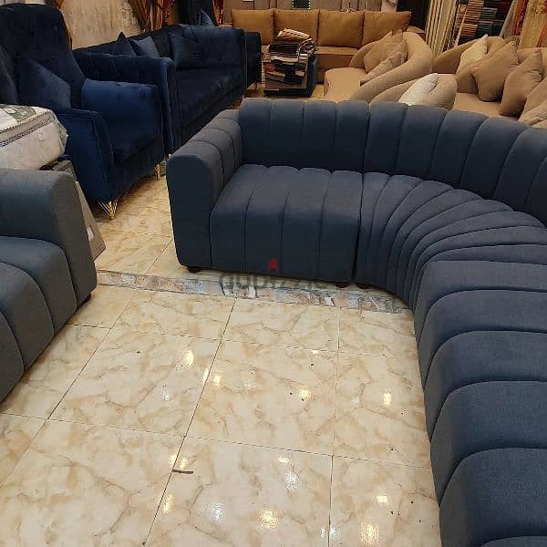 European style L sofa with 2single available in showroom 5
