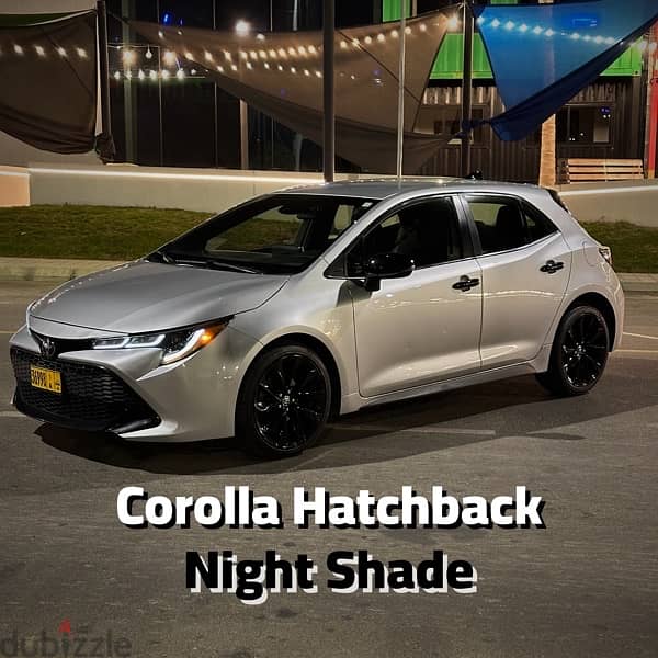 Toyota Corolla Hatchback NIGHT SHADE 2021 1
