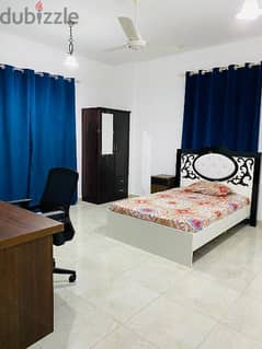 Independent  furnished room with attached bathroom in gubrah,Indian sc
