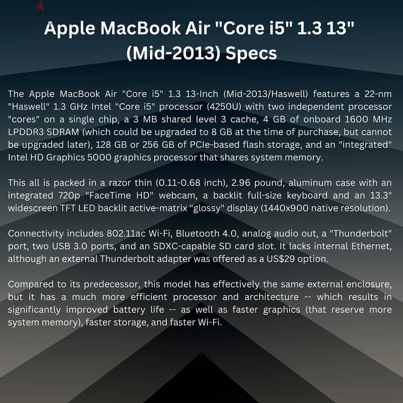 Deal of the Day - MacBook Air 2013 i5 1