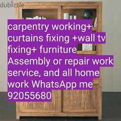 carpenter/electrician/plumber work/door repair, polishing/IKEA fix,