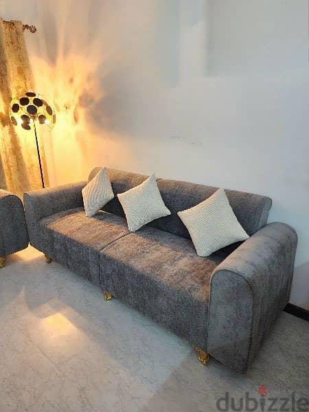 8 seater sofa (3 months used) 2