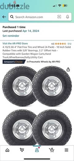 Brand New rubber bearing wheels 0