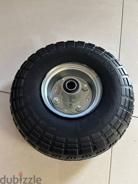 Brand New rubber wheels with bearing 2